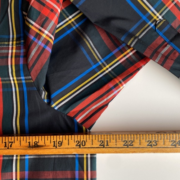 JCrew 🎄embellished tartan popover top - Picture 10 of 10